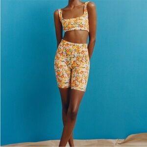 Zara floral workout set